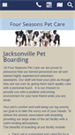 Mobile Screenshot of fourseasonspetcare.net